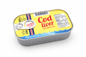 Cod liver in own oil- 190g/6.7 oz